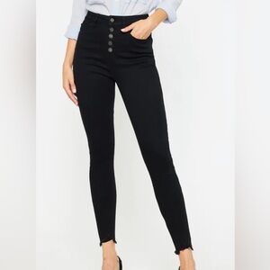 Kancan NWT black skinny, high rise jeans